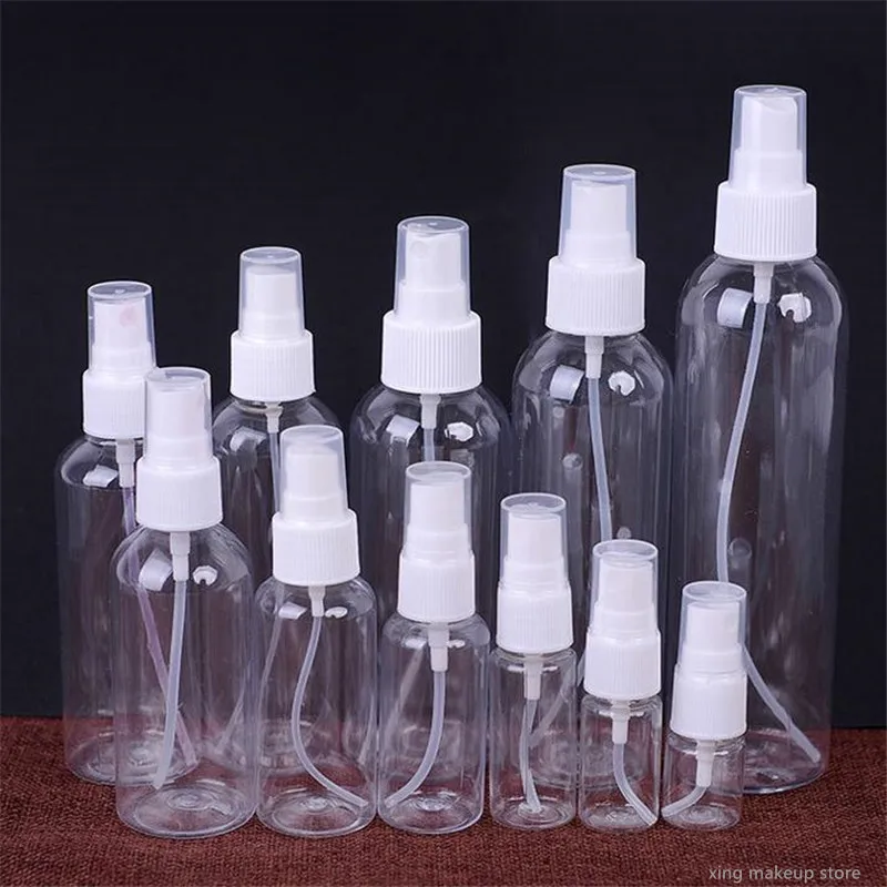 

50PCS 100PCS 10ml 20ml 50ml 100ml Portable Travel Perfume Bottle Spray Bottles Sample Empty Containers Atomizer Bottle Alcohol 2