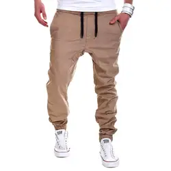 2018 новые Брендовые мужские хаки Штаны в стиле хип-хоп шаровары, штаны для бега Штаны мужские брюки Повседневное мужские джоггеры