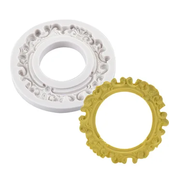 

Vintage Lace Frame Silicone Mold Fondant Mould Cake Decorating Tool Chocolate, Gumpaste Mold, Sugarcraft ,Kitchen Gadget