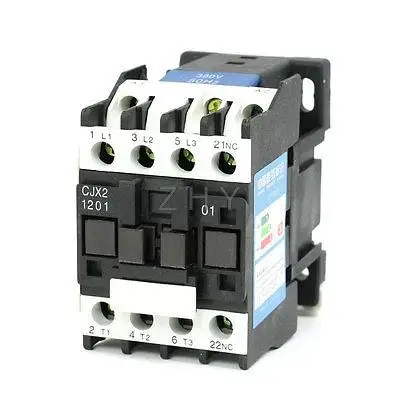 

CJX2-1201 AC Contactor 380V 50/60Hz Coil 12A 3-Phase 3-Pole 1NC