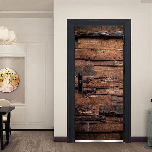 Adesivo Per Porte 3D 90x210 Cm - Carta Da Parati Rimovibile Autoadesiva, Impermeabile - Foto 11