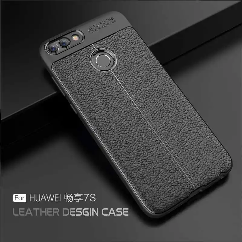 Mokoemi противоударный мягкий чехол с рисунком личи 5,6" для huawei P Smart чехол для телефона