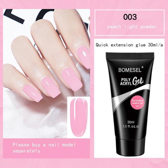 Nail Gel Crystal Extension Gel Nail Polish All For Manicure UV Nail Gel Nail Art Quick Building Nail Polish TSLM2