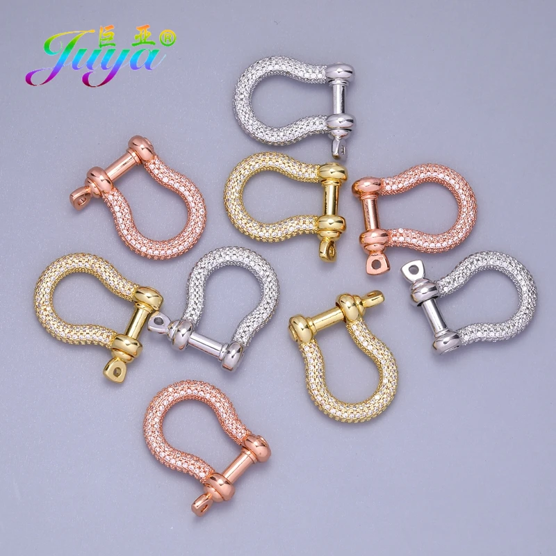 Juya cierres de Paracord para fabricación de cierres creativos de mosquetón, tornillo, medallón, colgante a mano, de cierre matarial de joyería| - AliExpress