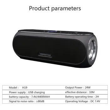 

HOPESTAR H19 NFC Touch pad bluetooth speaker Portable outdoor wireless mini stereo speaker Shocking Subwoofer Column power bank
