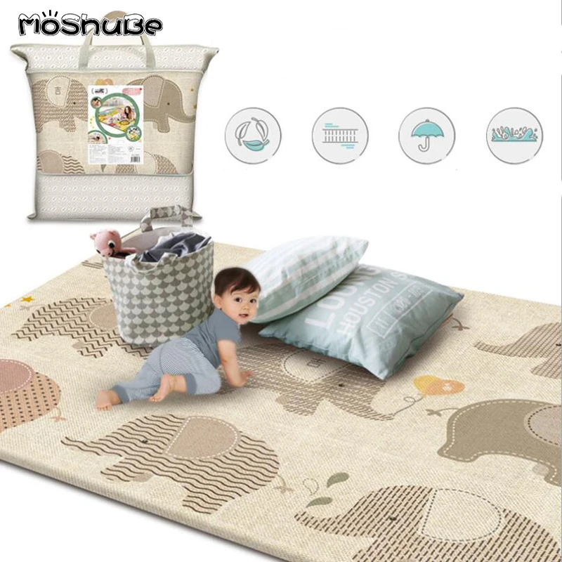 

New Baby Play Mat Thick Waterproof Game Pad Infant Room Children's Rug Anti-slip Developing Mat Gym Carpet for Kids Toys