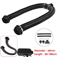 *#Best Price 60mm Heater Pipe Duct T Piece Warm Air Outlet Vent Hose Clips For Eberspacher Webasto Diesel Propex B42339 Car Accessories *#Best Price 60mm Heater Pipe Duct T Piece Warm Air Outlet Vent Hose Clips For Eberspacher Webasto Diesel Propex B42339 Car Accessories