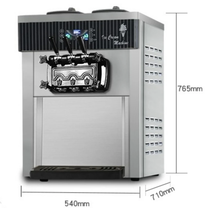 VEVOR 2200W Commercial Soft Ice Cream Machine 3 Brazil