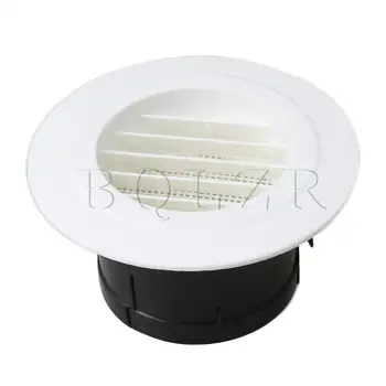 

BQLZR 100mm Mount Dia Air Vent Grille Oblique Leaf Mesh Outlet Ducting Cover