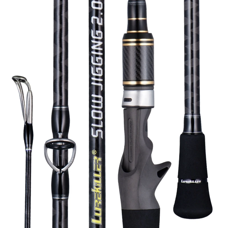 Cross Carbon Slow Jigging Rod  Slow Jigging Rods Lurekiller - Fuji K  Carbon Rod 2.0m - Aliexpress