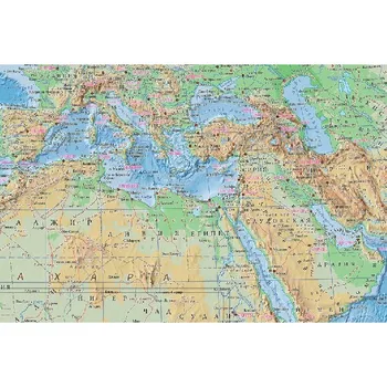 

General map of the Middle East on the rails, 150*100 cm