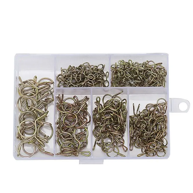 

220Pcs/set 4-12mm Hose Tubing Spring Clips Clamps Assortment Kit for Motorcycle Scooter