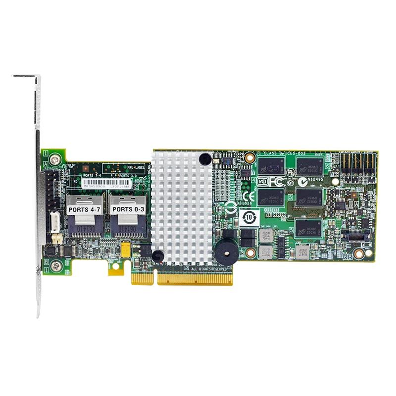 

LSI 9260-8i LSI00198 MegaRAID Internal Low-Power SATA/SAS 6Gb/s PCI-Express 2.0 w/ 512MB onboard memory RAID Controller Card