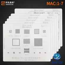 Трафарет BGA для реболлинга для Mac MacBook DDR SSD ic chip