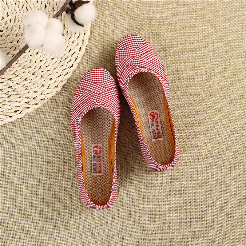 

2019 Spring Summer New Style Trend Korean-style Slip-on Mom Shoes Anti-slip Rubber Sole Shoes Comfortable Versatile WOMEN'S Shoe