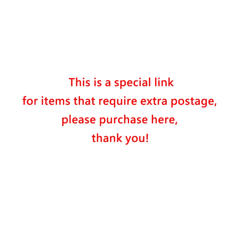 

Special link (additional extra shipping)