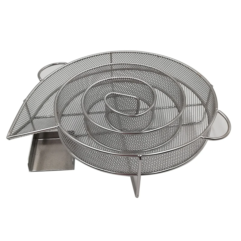 BBQ Smoked Basket 8.3inch Stainless Steel Smoke Grill Generator Basket