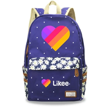 

Laptop Backpack with Likee Multi-color Design Backpack boys girls Likee School Backpack Men and Women Travel Backpack Gift