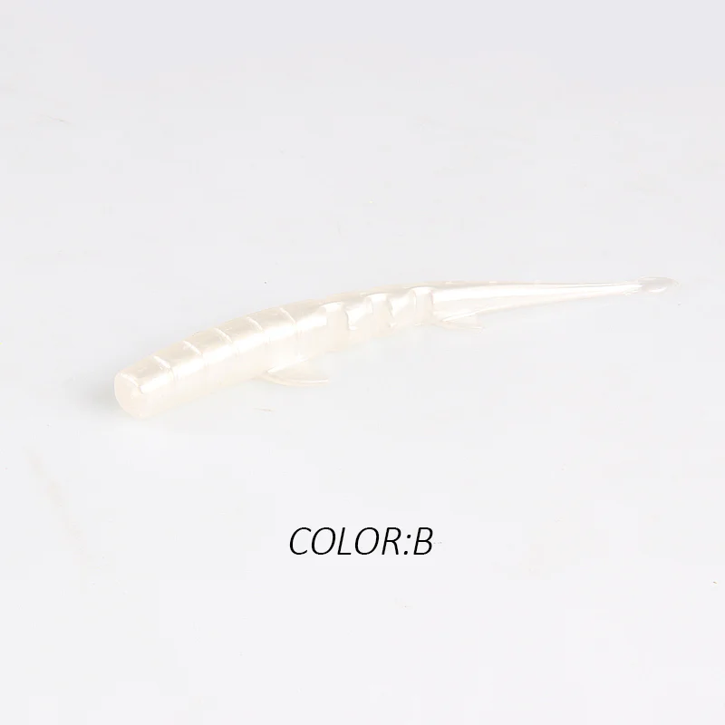 B BEARKING UNAGI Slug Soft Lures 64mm 88mm Fishing Artificial Lures Silicone Bass Pike Minnow Swimbait Jigging Plastic Baits Worm - Цвет: B