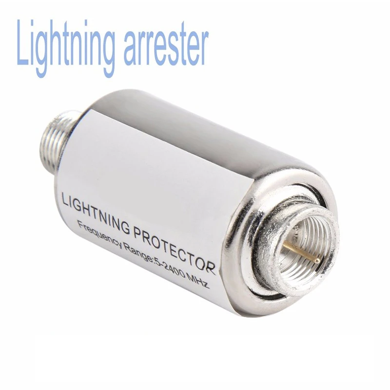 Спутниковый ТВ приемник lightning Protector 5-2400MHz Lighting Arrester коаксиальный спутниковый ТВ lightning protection receiver Devices