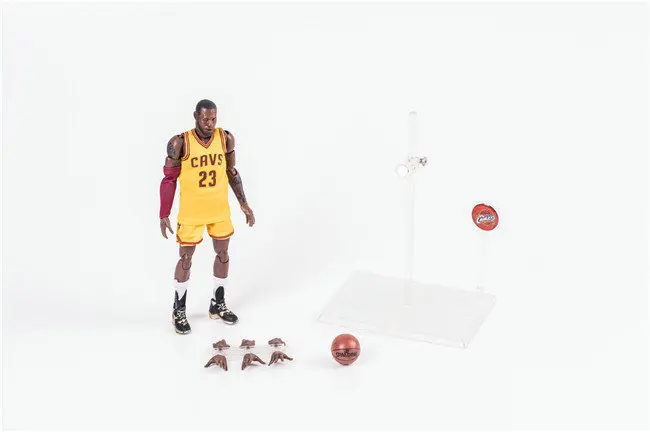 Баскетбольная звезда NBA 23 желтый 1/9 Леброн Джеймс Гараж Комплект