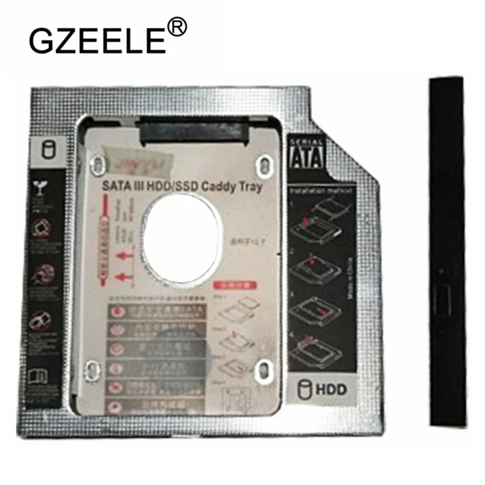 12 7 мм SATA 2-й жесткий диск GZEELE HDD SSD Caddy адаптер для Lenovo G500 G510 G530 G550 Swap DS8A9SH DVD ODD |