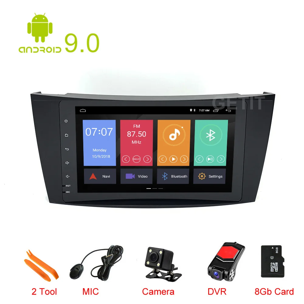 

9" DSP Car Multimedia Stereo Radio GPS Android 9 for Mercedes Benz E-class W211 E200 E220 E300 E350 E240 E270 E280 CLS CLASS W21