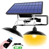 Solar Lights IP65 Waterproof Solar Lamp Lighting Dual Head Led Garden Outdoors Pendant Light  Indoor With Line For Camping Home ► Photo 1/6