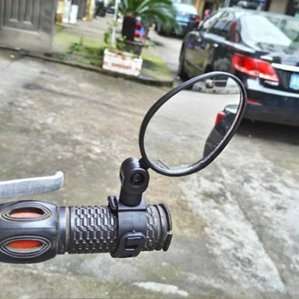 

360° Rotate Adjustable Handlebar Rearview Mirror For Bike MTB Bicycle Cycling US