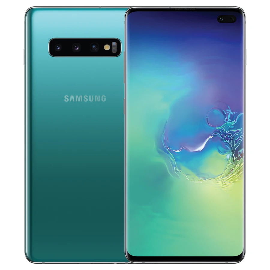 Мобильный телефон 6," samsung Galaxy S10+ S10 plus G975U Verizon Версия 8 ГБ ОЗУ 128 Гб ПЗУ Snapdragon 855 NFC 4G телефон