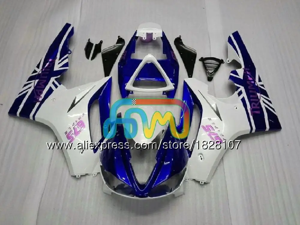 OEM средства ухода за кожей для Triumph Daytona 675 02 03 04 05 06 07 08 76BS. 14 Daytona675 2002 черный белый 2003 2004 2005 2006 2007 2008 обтекатель - Цвет: No. 6 Pearl White