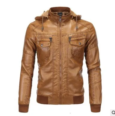 

leather jacket men men winter jacket men