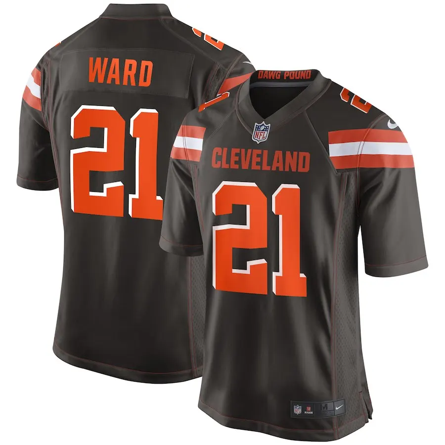 MEN Мужская футболка Cleveland Baker Mayfield Browns - Цвет: MEN