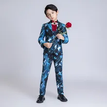 YuanLu/ г.; вечерние свадебное пианино для мальчиков; Блейзер; пиджак в британском стиле; Детские костюмы; одежда для малышей; облегающая одежда