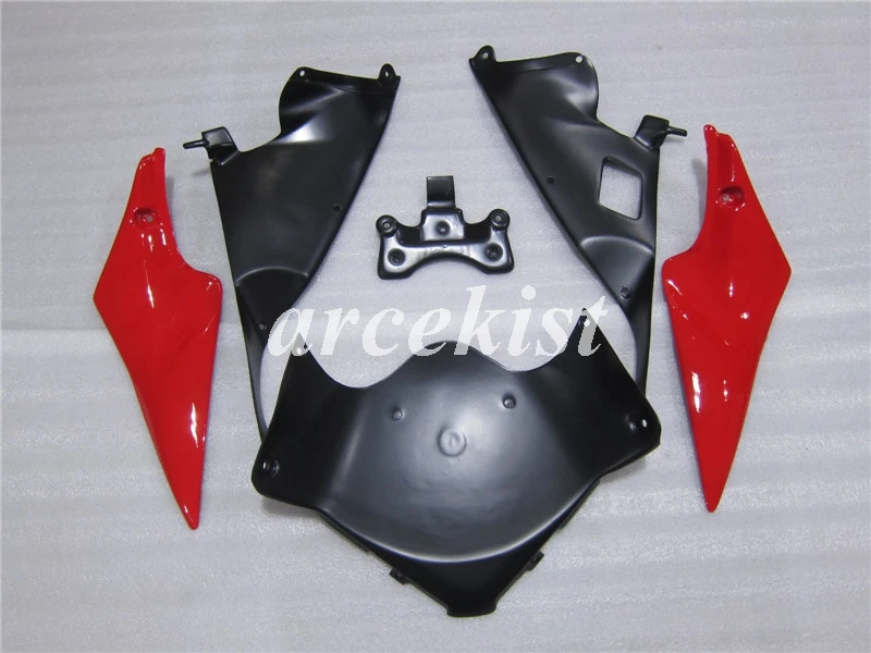 ABS мотоцикл Обтекатели наборы Подходит для Suzuki 2006 2007 GSXR600 GSXR750 GSX-R 600 750 K6 K7 06 07 Пользовательские красный белый lucky