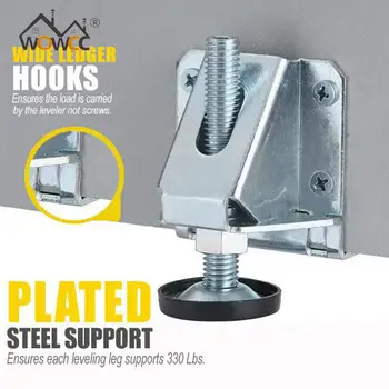 

1X Leveler Heavy Duty Small Feet for Table Adjustment Strong Load-bearing 4 pcs