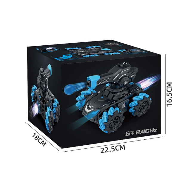 Kids Infrared Battle Remote Control Tank Toy Boy With Headlights Music Spray Stunt Drift Tank Remote Control Toy Birthday Gift 3