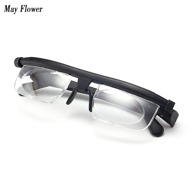 Увеличительные очки May Flower TR90 регулируемые с двойным циферблатом и фокусировкой