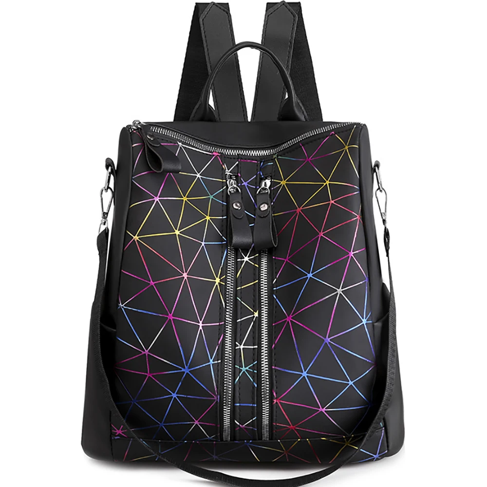 Women Oxford Backpacks Female Luxury Designer Diamond Backpack Waterproof Shoulder Bags For Ladies Large Capacity Travel Bags