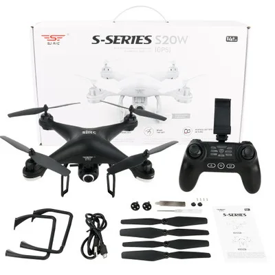 

Shi ji S20w Quadcopter Double GPS Smart Positioning I Image Transmission High-definition Aerial Photography WiFi Remote-controll