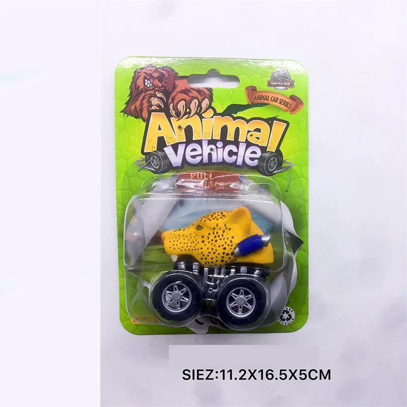 

New Style Multi--Warrior Dinosaur Car Animal Car Toy Strange New Mini Dinosaur Animal Model Pull Back Car