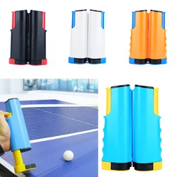 Retractable Table Tennis Ping Pong Portable Net Kit Slip Resistant Pong Retractable Tennis Net to Play Net Rack
