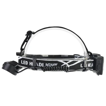 

XANES 2504A 1900LM 8LED Cycling Headlamp 7 Switch Modes 4T6+2COB+2 Red Warning Light Double Switch Lantern Torch Lamp Spotlight
