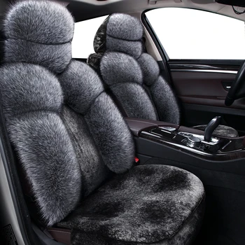 

Luxury Universal Autumn Winter Warm Fur wool Car Seat Covers for audi a1 a3 8p 8v sportback a4 b6 b7 b8 a6 c5 c6 c7 q5 q7 tt