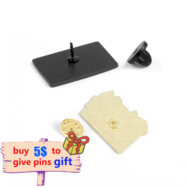 Gzrlyf 2Pcs Vinyl Record Pins Suitcase Record Player