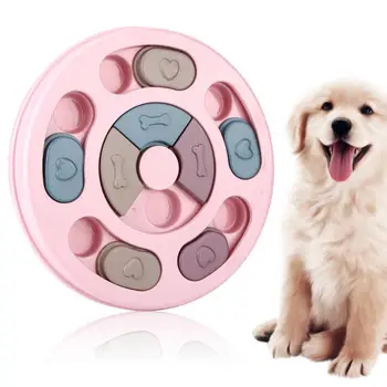 

Portable Pet Food Feeding Bowl Educational Puzzle Interactive Toy for Dogs Cats Pet Toys for Dog Chewing Toy