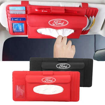 

Car Sun Visor Tissue Box Hanging CD Holder Card Bag for Explorer Ranger Fusion Transit Fiesta Focuskuga Maverick Smax