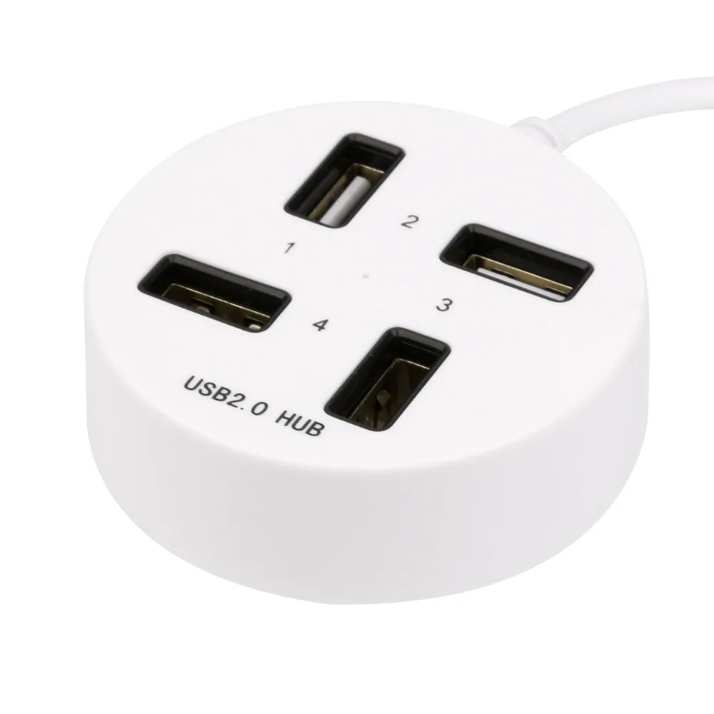 4 портовый USB 2 0 сплиттер концентратор с входным портом постоянного тока