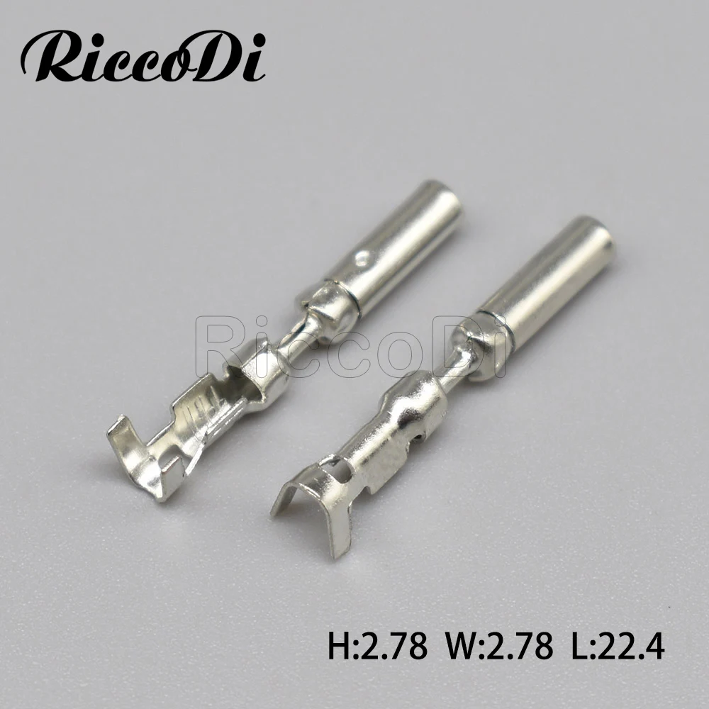 50Pcs 1.5mm 시리즈 Crimping 와이어 터미널 황동 전기 자동 커넥터 핀..