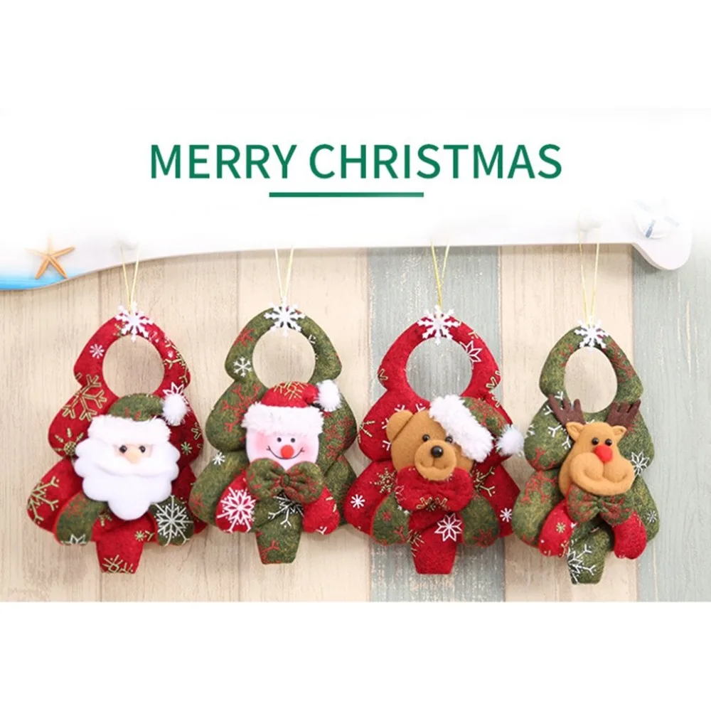 

New Christmas Tree Accessories Non-woven Cute Realistic Home Christmas Doll Christmas Decorations Dancing Evening Hanging Gifts